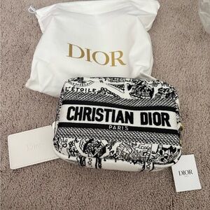Dior GWP Beauty Makeup Bag And Mirror Holder Bundle NEW